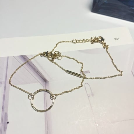 円丸 と一字のブレスレットセット