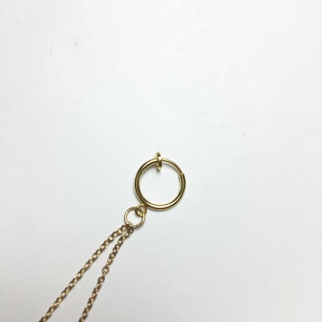 クリスタル風　クリップ イヤリング（片耳）