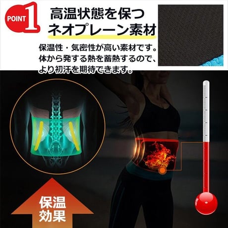 ダイエットベルト 発汗 サウナベルト