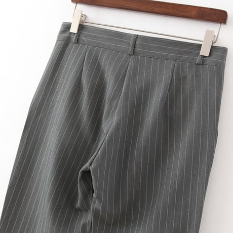 美シルエをゲット！チェック/ストライプ/無地/テーパードパンツ/レギパン/ボトムス/９分丈