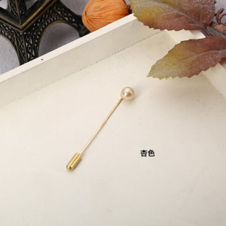 真珠ブローチ