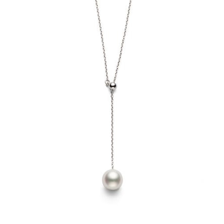 925シルバー パールストーンネックレス アクセサリー【ネックレス シンプル ストーン ゴールド/シルバー】