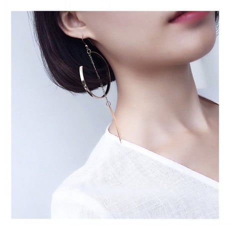 円丸クラシックピアス・イヤリング／片耳