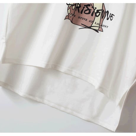 ゆったり半袖ロゴTシャツ