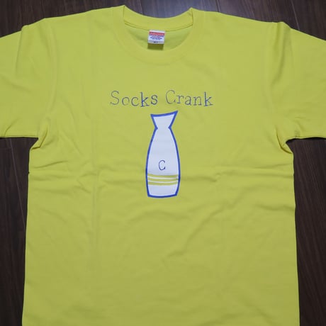 Crank socks T-shirts イエロー