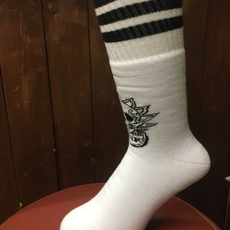 SUKARU  MIDDLE  SOCKS /Black Line