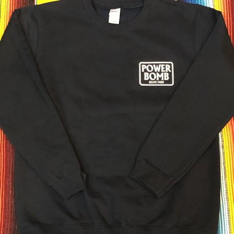 PB Box Logo  crew neck