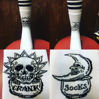 SUKARU  MIDDLE  SOCKS /Black Line