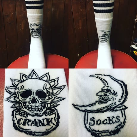 SUKARU  MIDDLE  SOCKS /Black Line