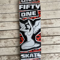 151skates  UPSETTER - RED, BLACK And WHITE 8.5