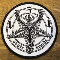 151 SKATEBOARDS PENTAGRAM PATCH