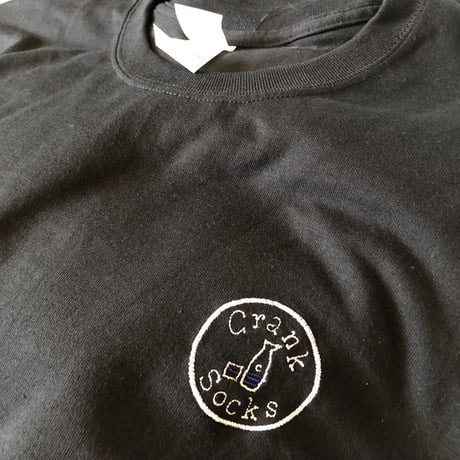 Crank socks 🍶 サケ 刺繍Tシャツ