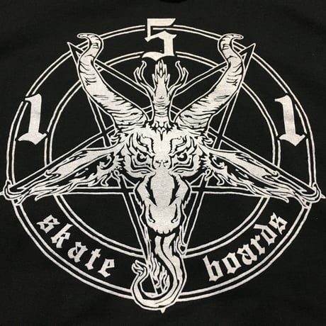 Pentagram Hoody  Black