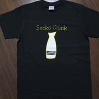 Crank socks T-shirts ブラック