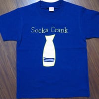 Crank socks T-shirts ﾛｲﾔﾙﾌﾞﾙｰ