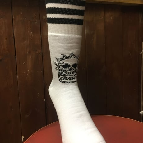 SUKARU  MIDDLE  SOCKS /Black Line