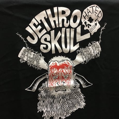 Jethro skull Bloody face Tee