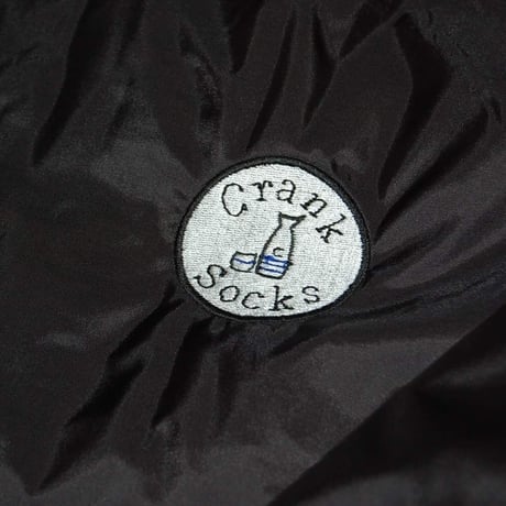 Crank socks  LOGO ブラックコーチジャケット