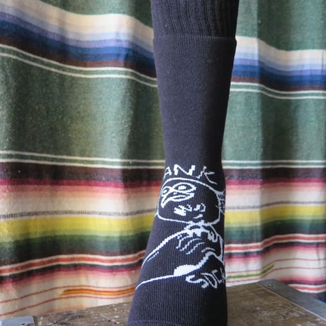 middle socks フクロウ