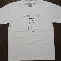 Crank socks T-shirts ﾎﾜｲﾄ