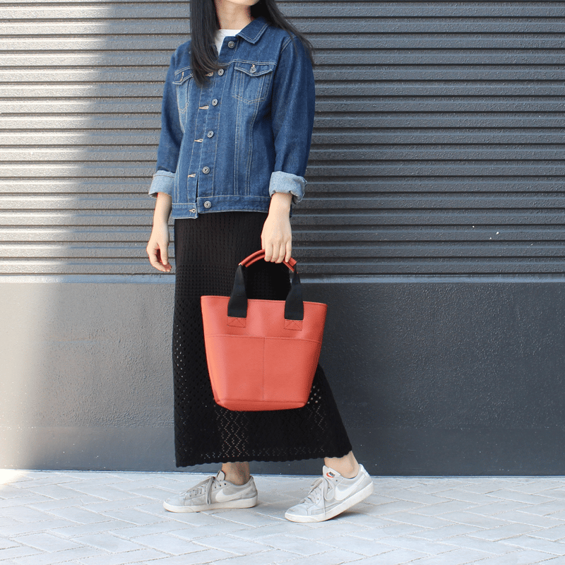 M075 ミニトートバッグ ブラウン | FUKUNARY