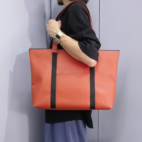 M050トートバッグ Ｍ　ブラウン