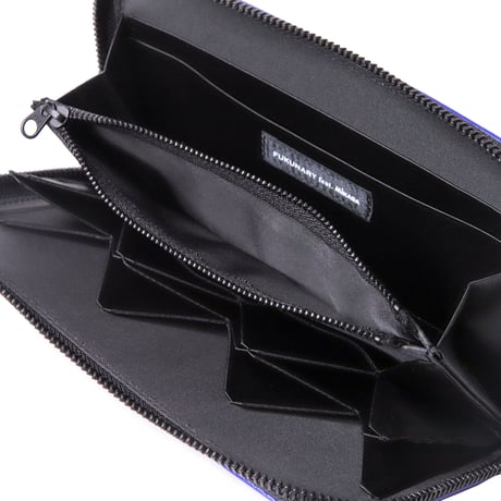 M024 “千菱” ラウンド長財布  ブルー