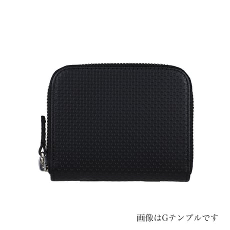 HL008-BK ミニマム財布 ブラック Bシュリンク / Gテンプル