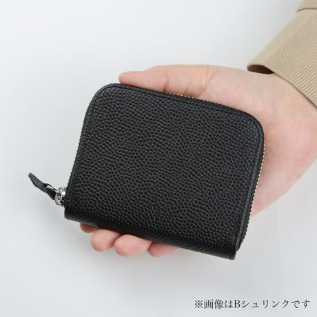 HL008-BK ミニマム財布 ブラック Bシュリンク / Gテンプル