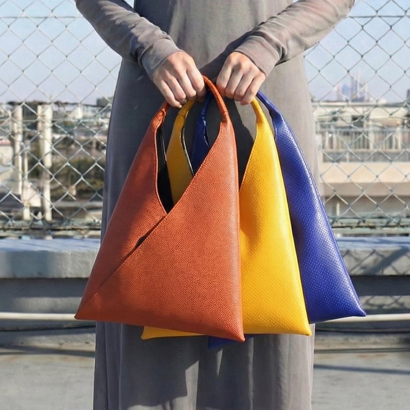 M148S ハンドバッグSサイズ ブラウン / ブルー / イエロー | FUKUNARY