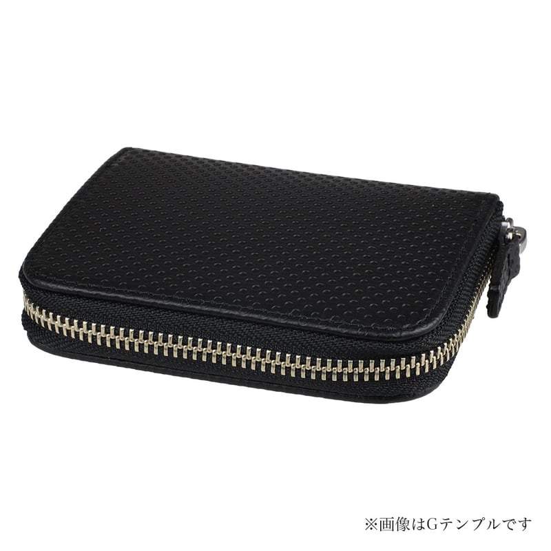 HL008-BK ミニマム財布 ブラック Bシュリンク / Gテンプル | FUKUNARY