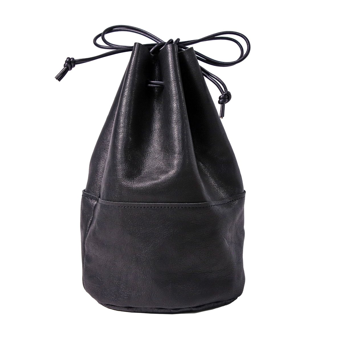 レザー巾着ポーチ FONDENTE ダークブラウン 【公式通販】