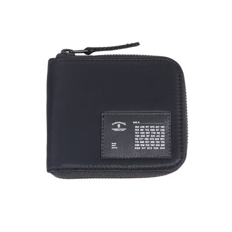 F023 折財布 / MA-1 ブラック