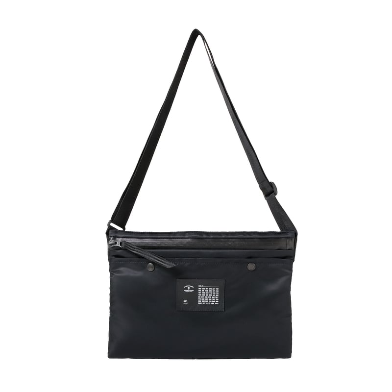 F007 サコッシュ / MA-1 ブラック | FUKUNARY