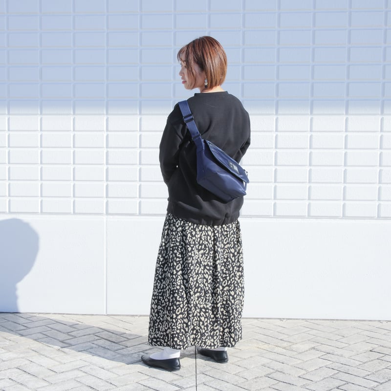 F018 メッセンジャーバッグ S / MA-1 ネイビー | FUKUNARY
