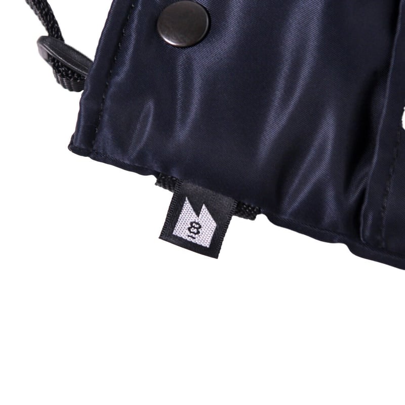 F021 バーティカルサコッシュ / MA-1 ブラック | FUKUNARY