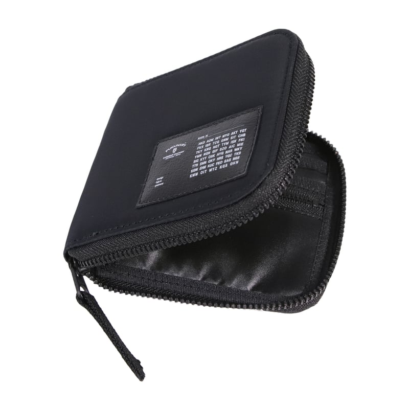 F023 折財布 / MA-1 ブラック | FUKUNARY