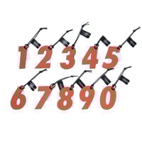 M059  バッグタグミニ / ブラウン