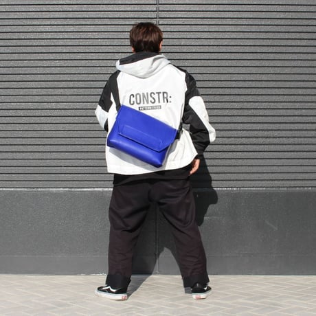 M003  メッセンジャーバッグ C / ブルー