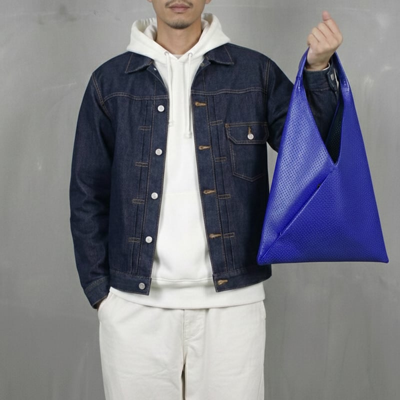 M148S ハンドバッグSサイズ ブラウン / ブルー / イエロー | FUKUNARY