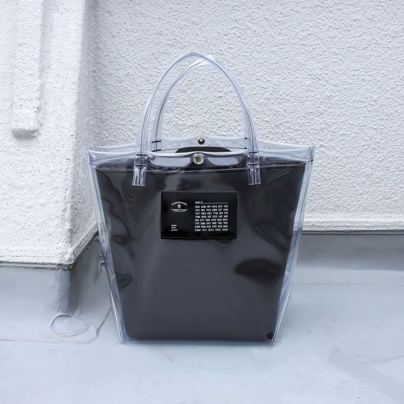 ふはち様 /lumiukko+pihaルミウッコしきりトートM/黒×本革BK ふはち様 /lumiukko pihaルミウッコしきりトートM/黒×本革BK