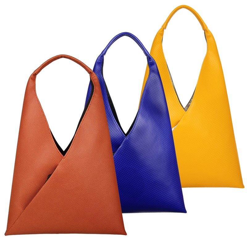 M148S ハンドバッグSサイズ ブラウン / ブルー / イエロー | FUKUNARY