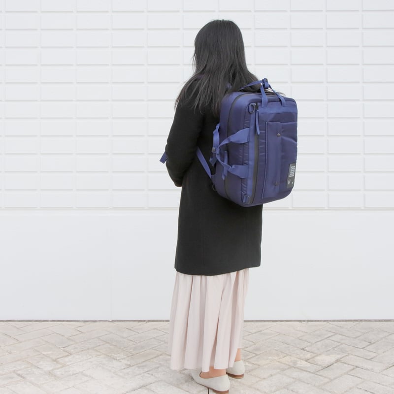 F001 ビジネスバッグ (4WAY) / MA-1 ネイビー | FUKUNARY