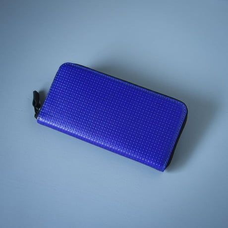 M024 “千菱” ラウンド長財布  ブルー