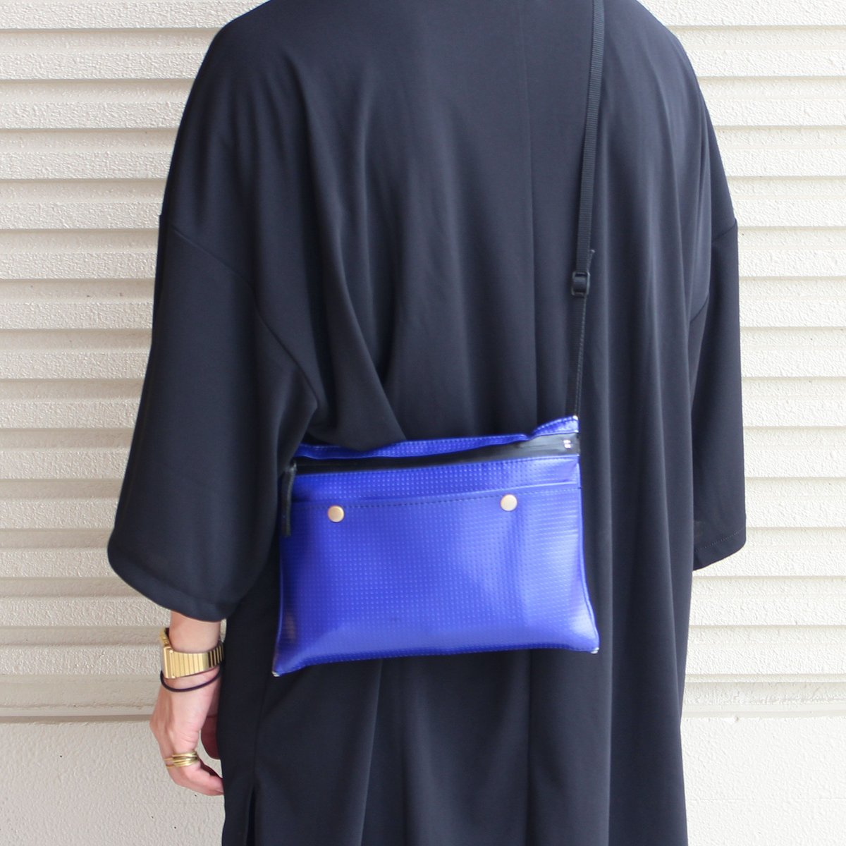 M048 サコッシュ ブルー | FUKUNARY