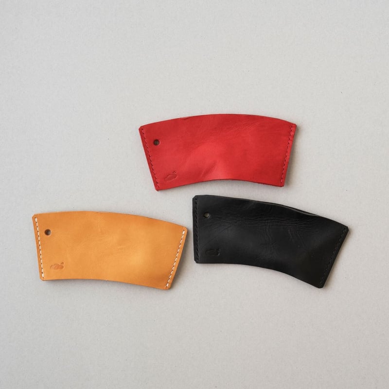 しわカップホルダー1型 おまかせ3色セット | くも舎-kumosha onlineshop