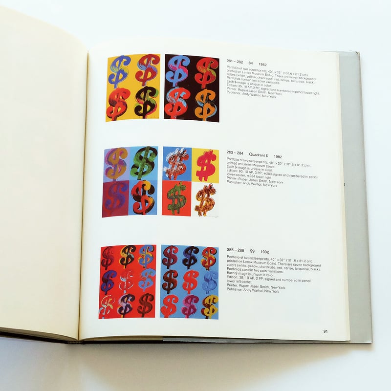 The Andy Warhol Catalogue Raisonn 3ウォーホル Andy Warhol | The Andy Warhol Catalogue Raisonné : volumes 1