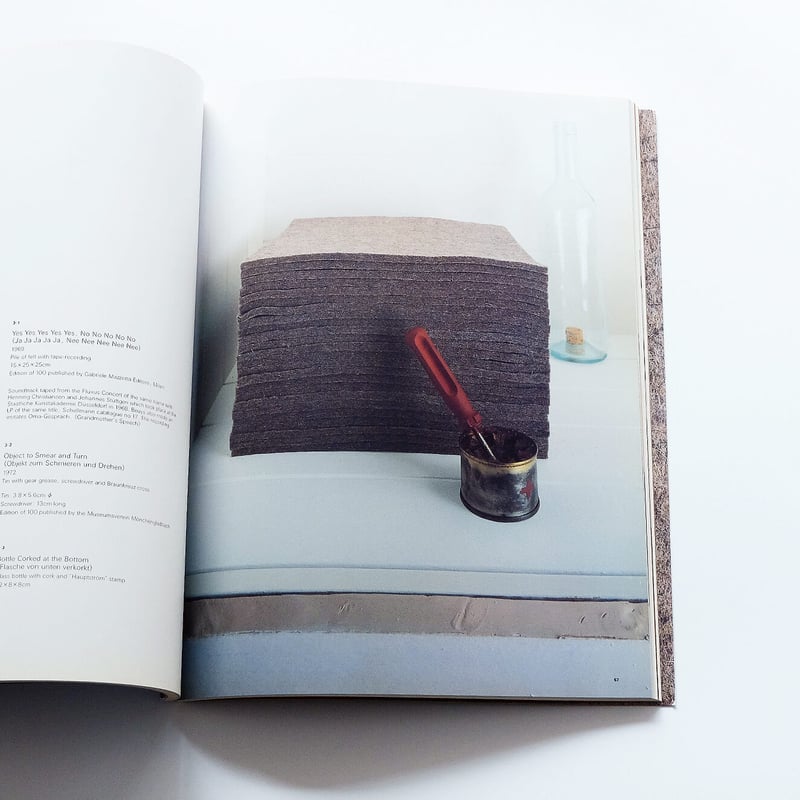 Josef Beuys with Fat and Felt | Book Ernest