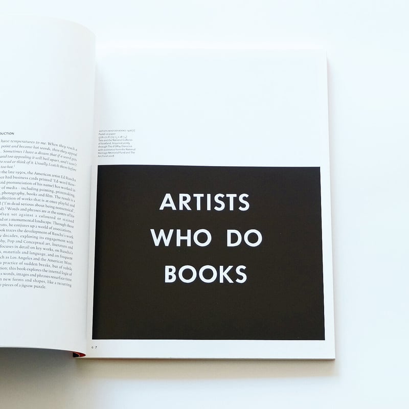 Tate Modern Artists: Ed Ruscha | Book Ernest