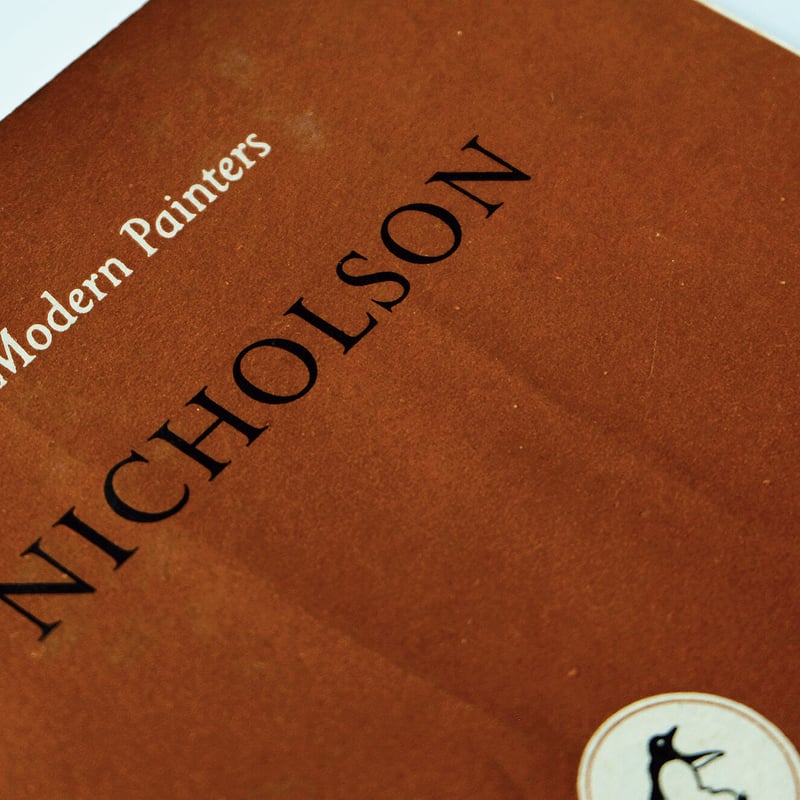 希少BEN NICHOLSON アートブック　ベン　ニコルソン　洋書　アート本 Ben Nicholson: The Penguin Modern Painters | Bo